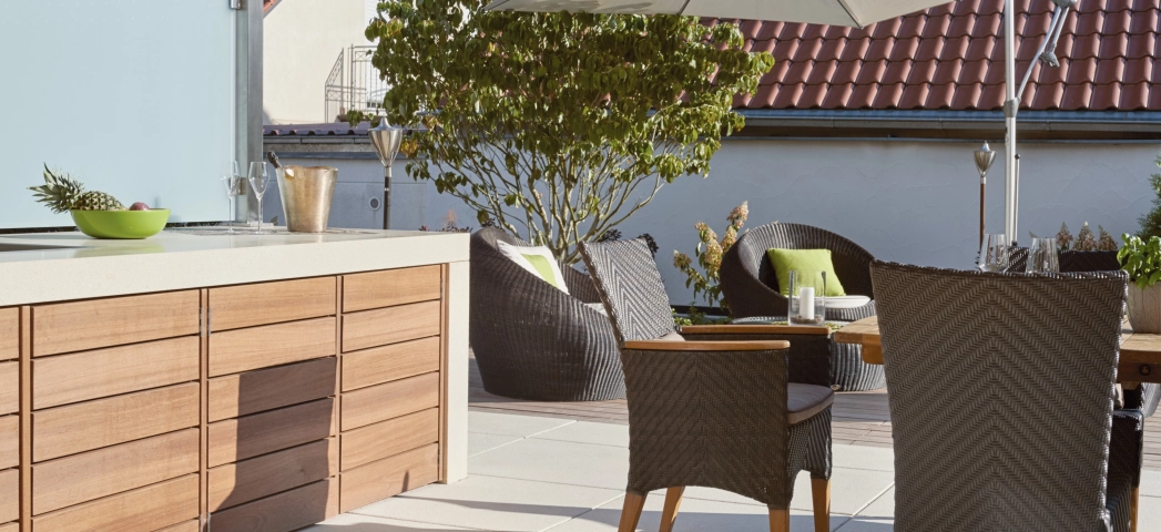 modern terrace