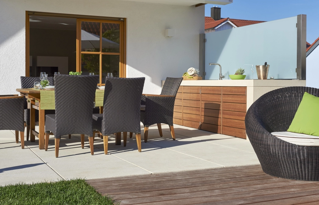 modern terrace