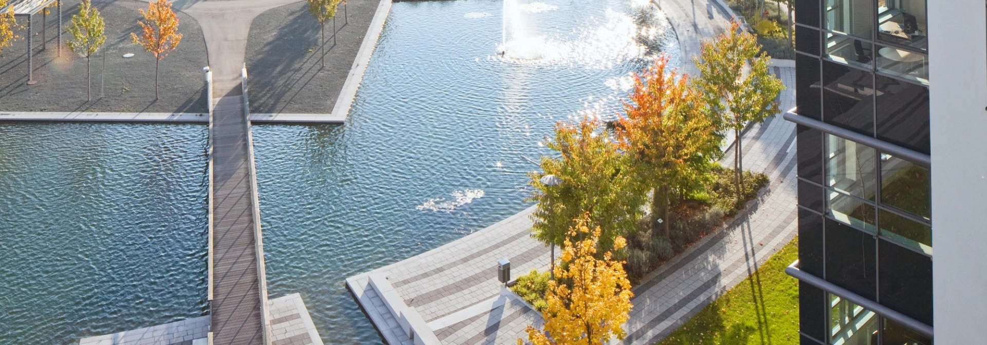 campus water plants high-rise building