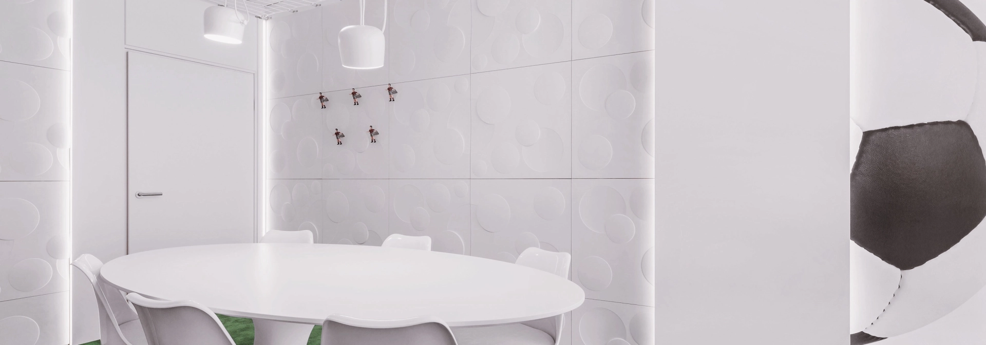 room interior design white