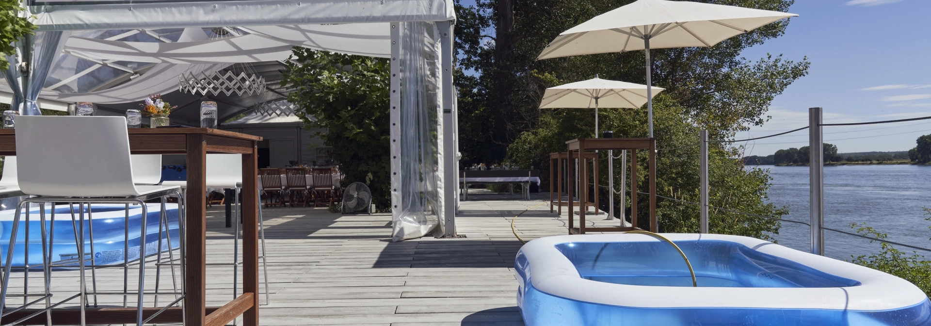 insel event location modern terrace