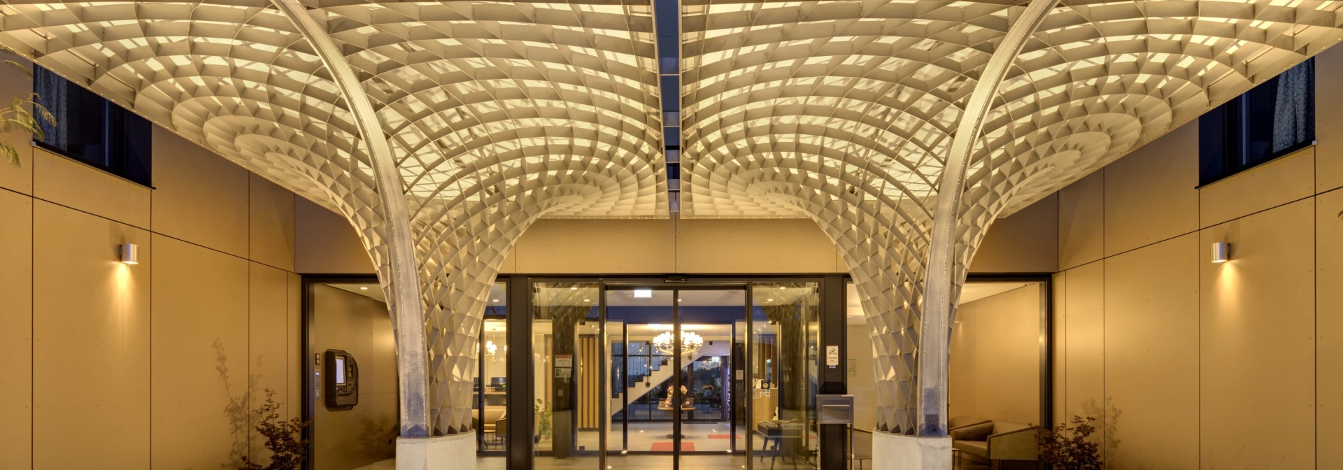 hotel entrance modern