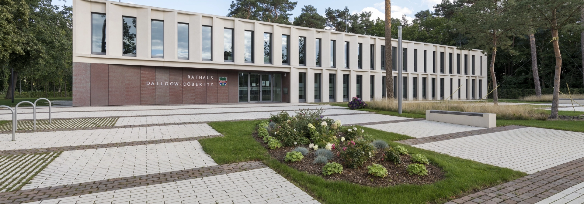 town hall square planted