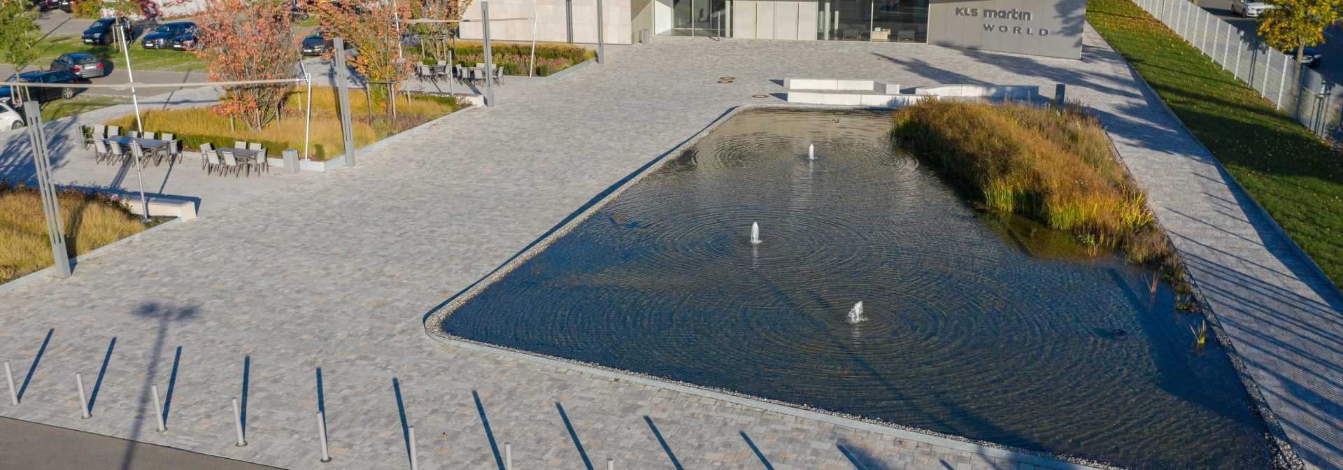 place flat roof construction pond company