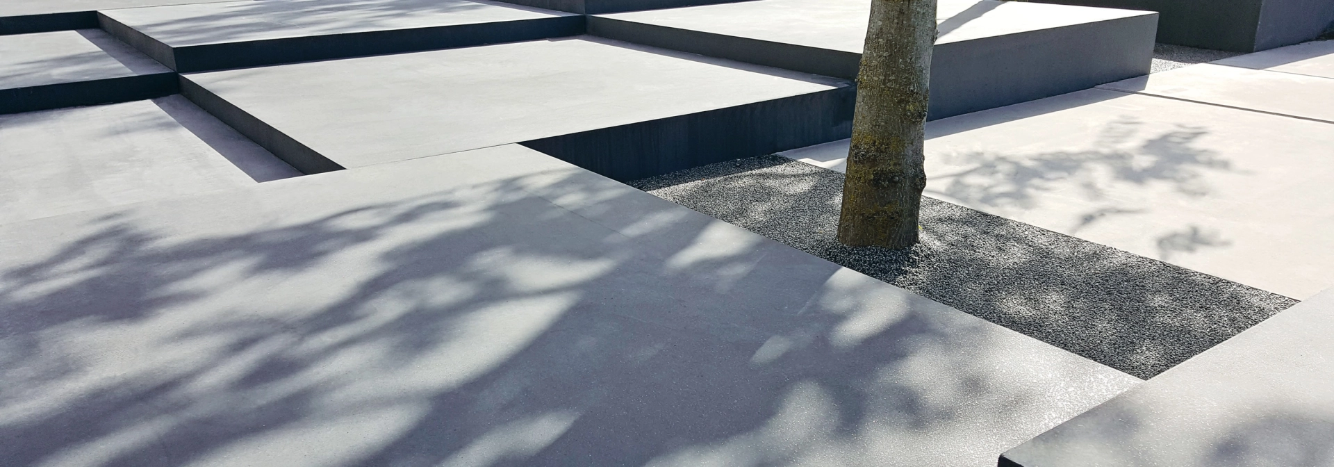 modern station forecourt