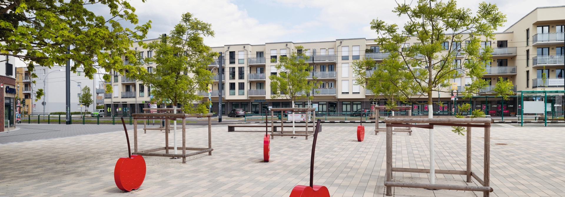 development area square planted