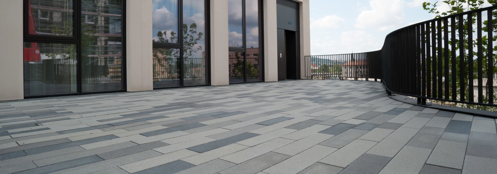 square building open space