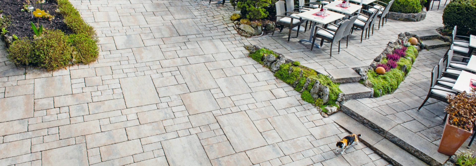 terrace planted cafe