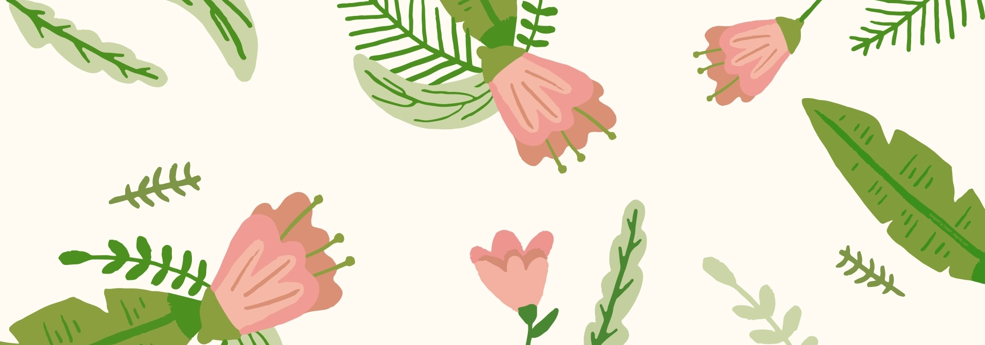 Blumen-Illustration aus gedeckten Farben