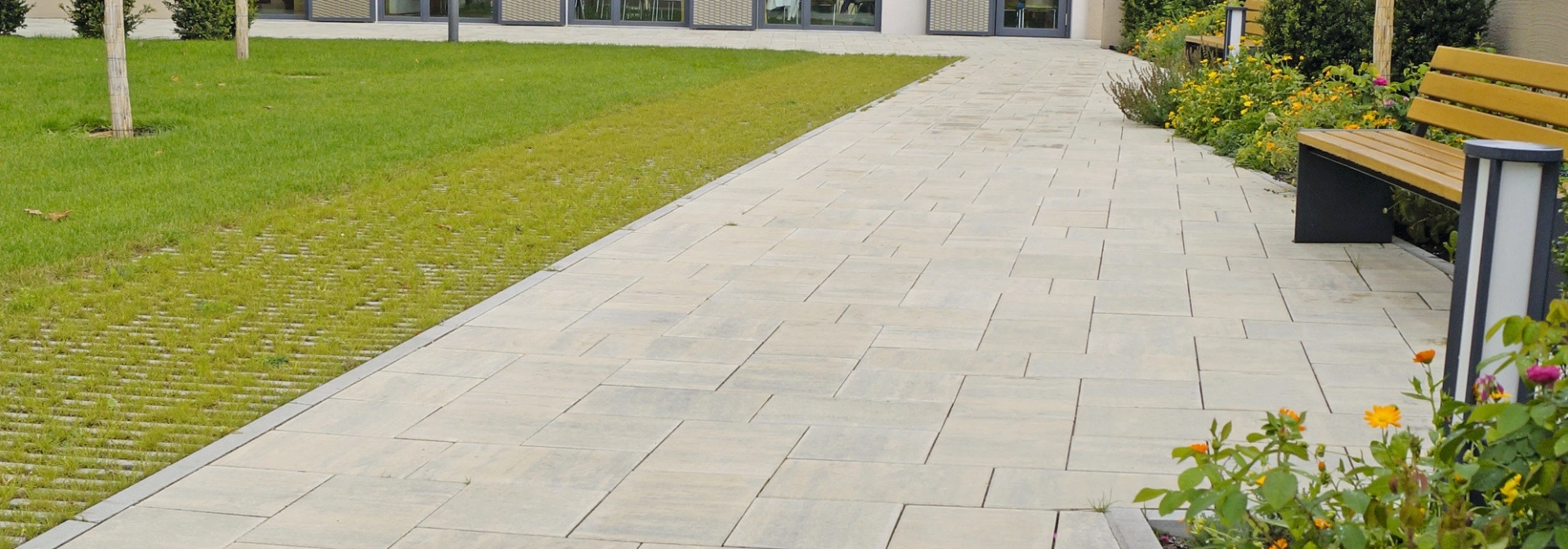 rectory forecourt planted
