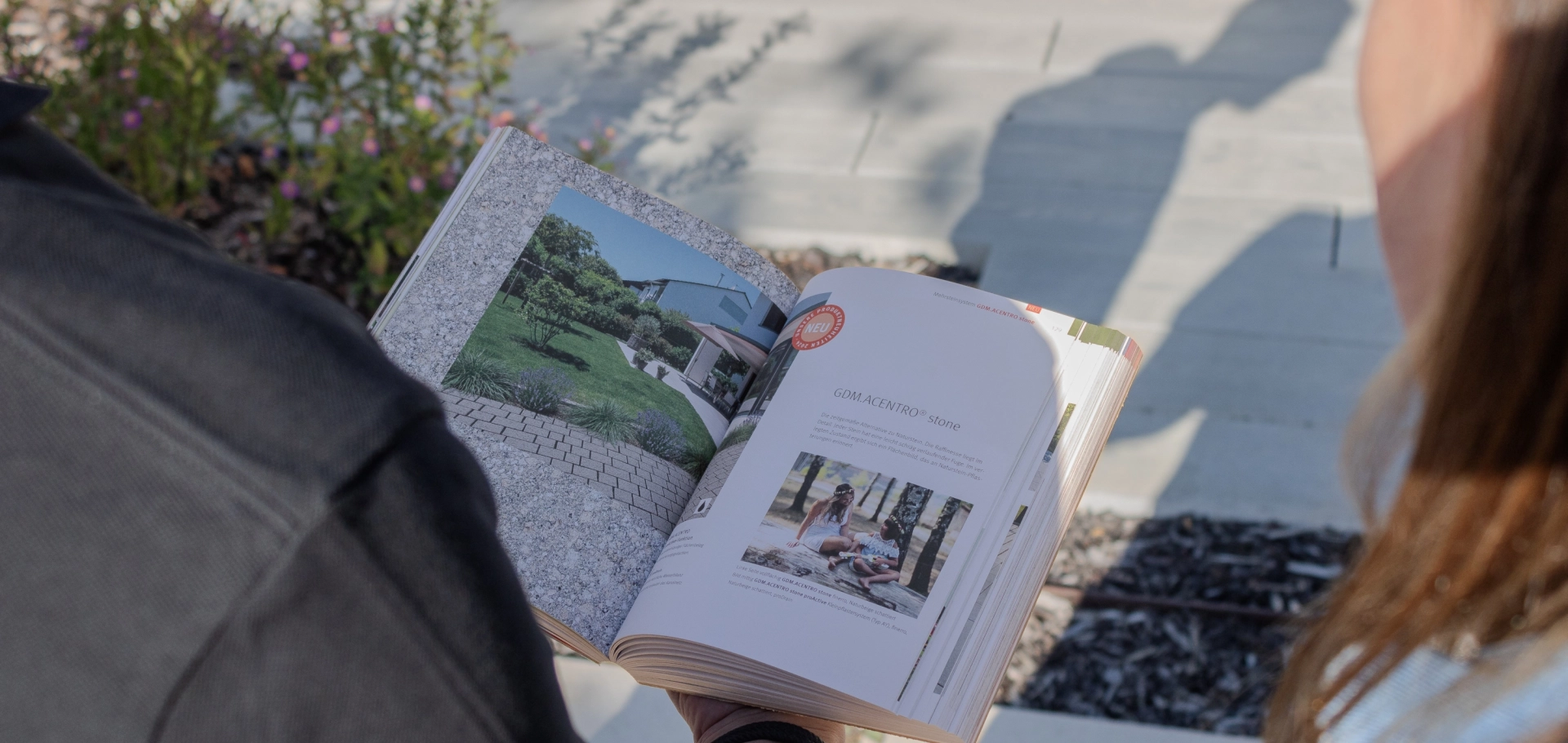 Personal consultation with an open garden book.