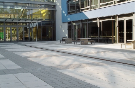 school square inner courtyard