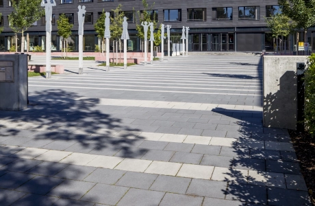 campus planted vocational school modern
