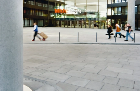 exhibition center forecourt