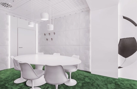 room interior design white