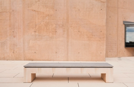 branch church forecourt bench