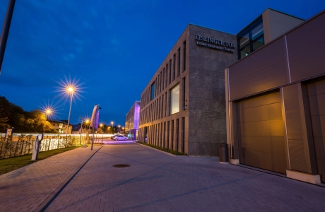 hotel modern entrance