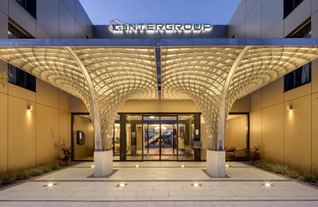 hotel entrance modern