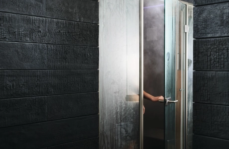 interior wellness area sauna