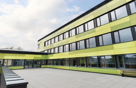 school yard modern
