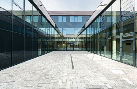 courtyard vocational school modern