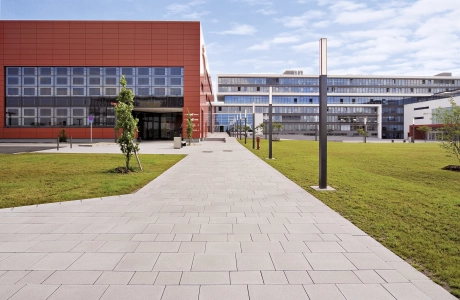 plaza design company headquarters path