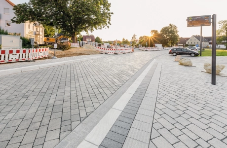 village square modern planted