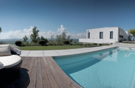 garden pool villa view