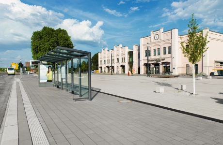 city center station area square