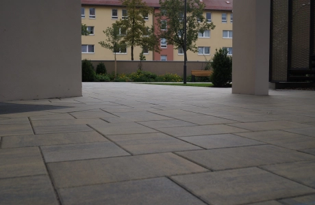 rectory forecourt planted