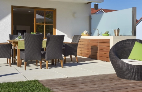 modern terrace