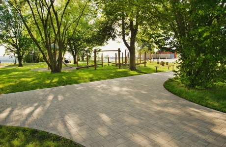 cultural center playground path