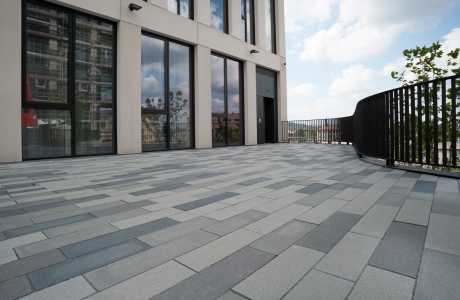 square building open space