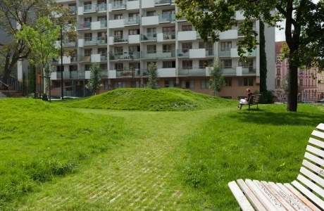 square office building park