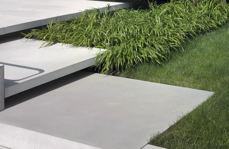 garden villa terrace stairs modern