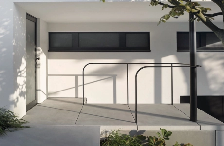 garden villa terrace stairs modern