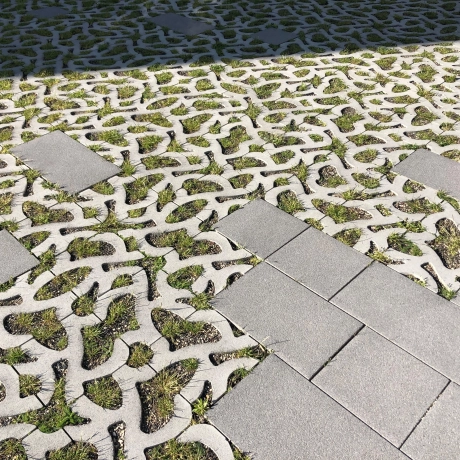 green lawn ornament