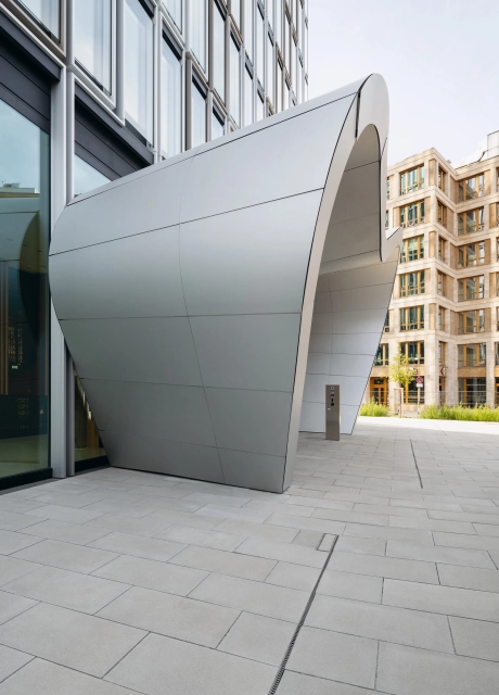 tower street modern entrance