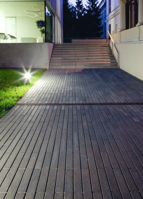 bench modern staircase entrance area