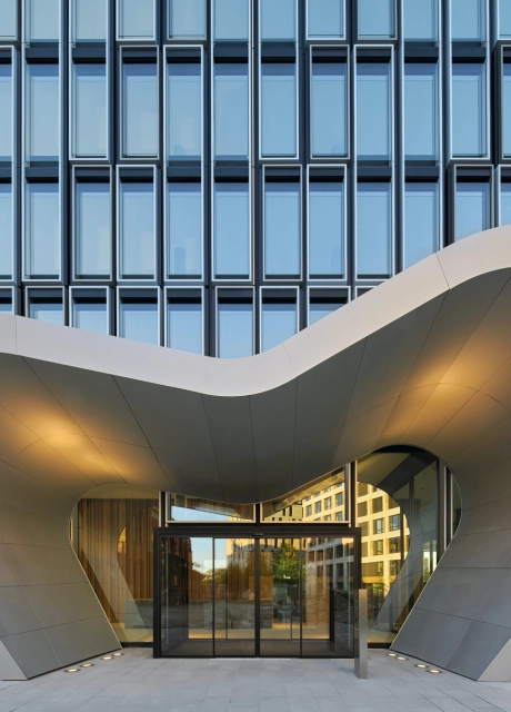 tower street modern entrance