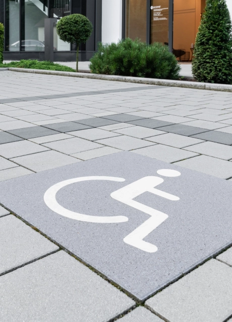 residential nature modern commercial parking lot