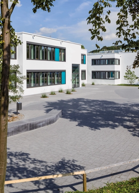 schoolyard planted modern