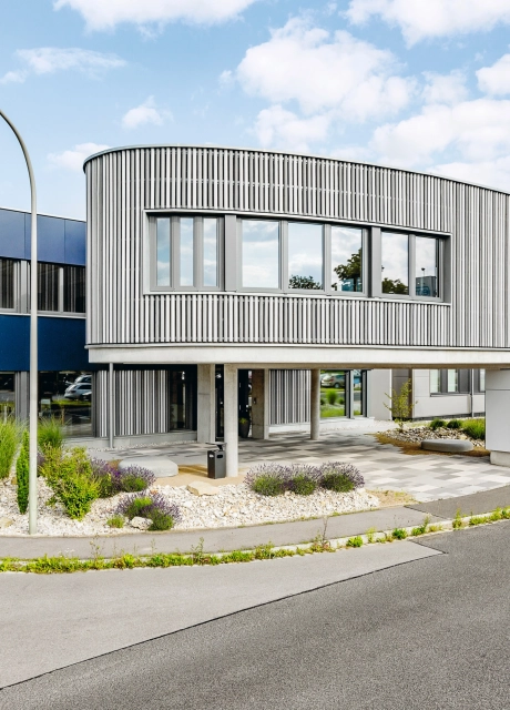 company plants modern business premises