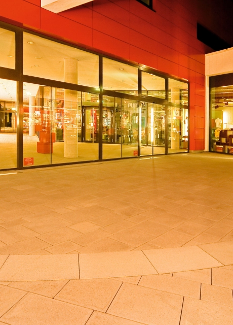 plaza design company headquarters entrance