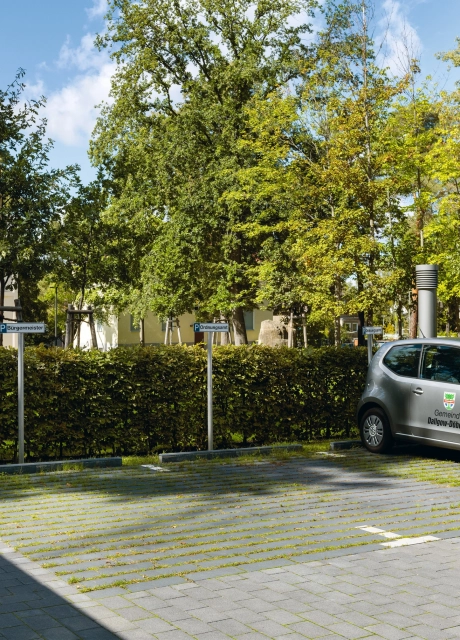 town hall square planted