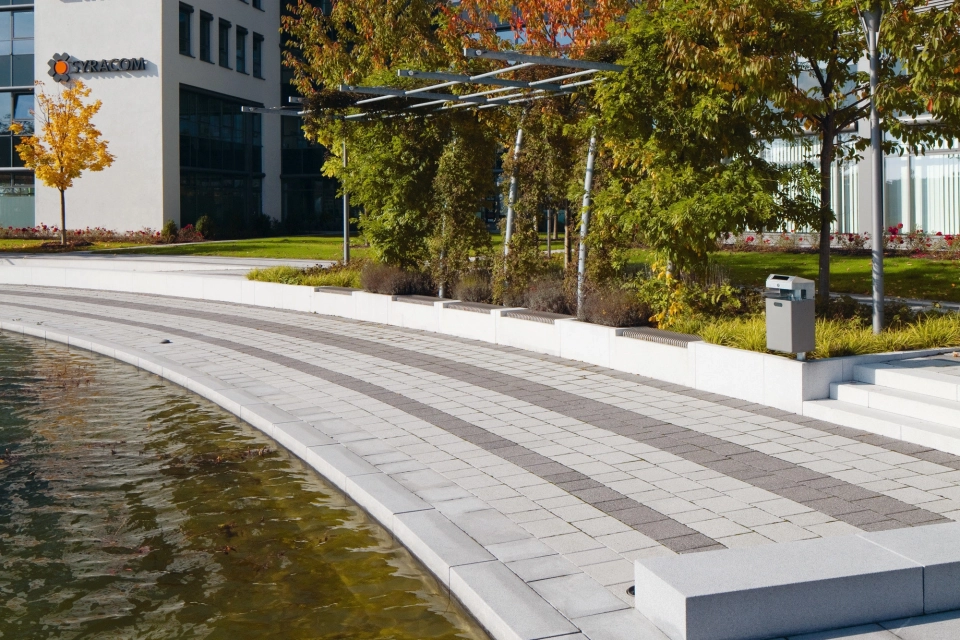 campus water plants high-rise