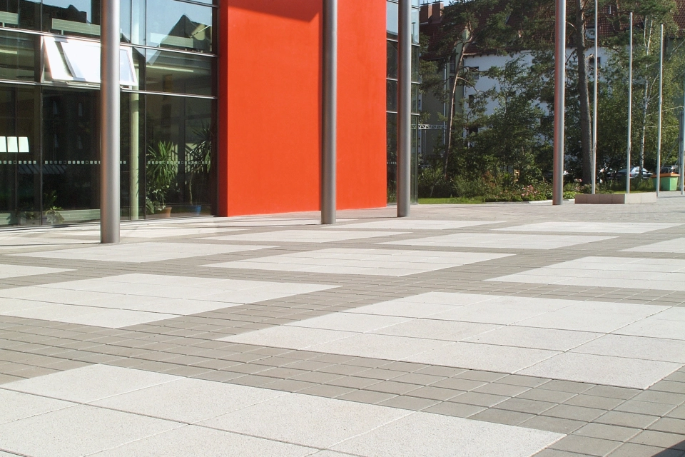 school square entrance