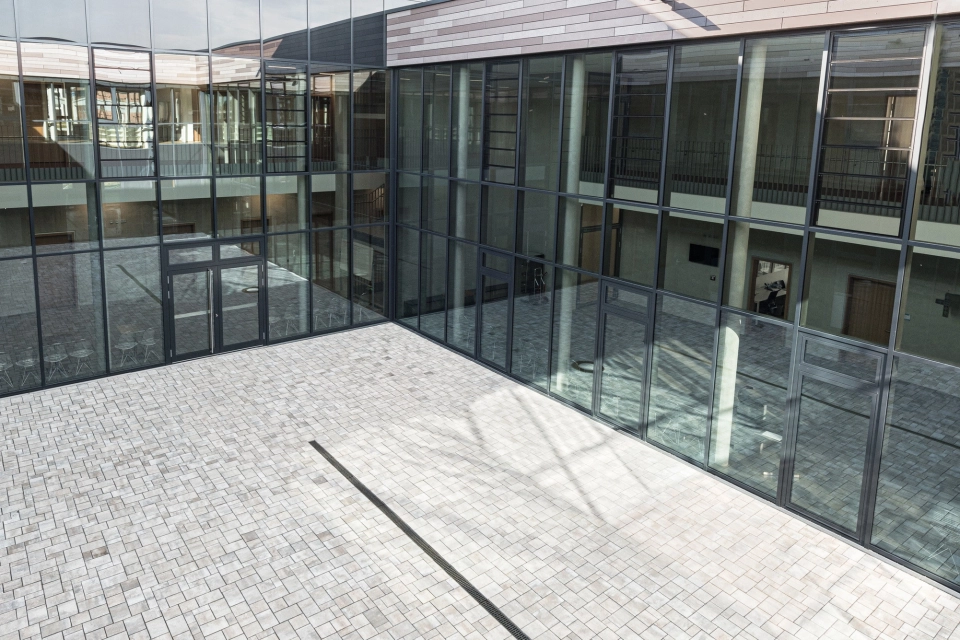 courtyard vocational school modern