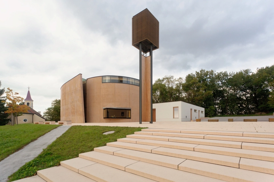 branch church forecourt stairs