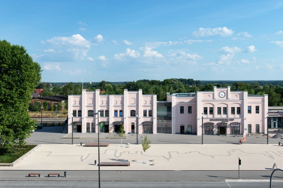 city center station area square